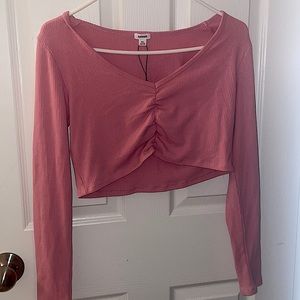 Pink Crop Top From Garage💖💖💖 Size Large